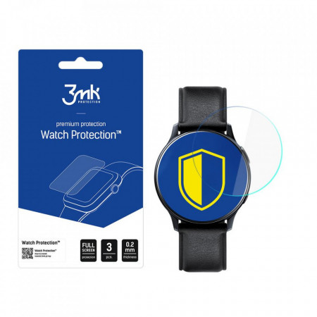 3 бр. гъвкав протектор с пълно покритие 3mk Watch Protection v. ARC+ - Samsung Galaxy Watch Active2 44mm
