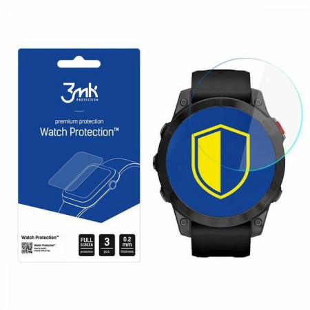 3 бр. гъвкав протектор с пълно покритие 3mk Watch Protection v. Flexible Glass Lite - Garmin Epix 2