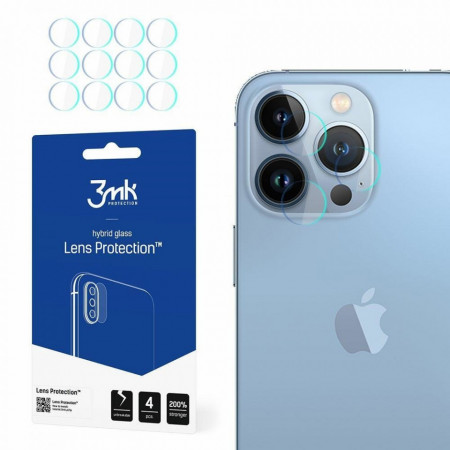 4 бр. гъвкав протектор за камера 3mk Lens Protection - iPhone 13 Pro Max