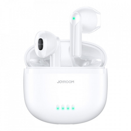 Безжични Bluetooth слушалки JOYROOM TWS ENC IPX4 5.3 бели (JR-TL11) - Img 1