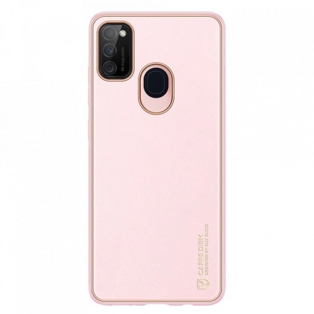 Гръб от еко кожа DUX DUCIS Yolo - Samsung Galaxy M30s розов