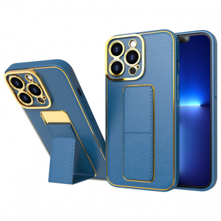 Гръб със стойка New Kickstand - iPhone 12 Pro син