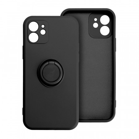 Гръб FORCELL Silicone Ring - Samsung Galaxy A72 черен