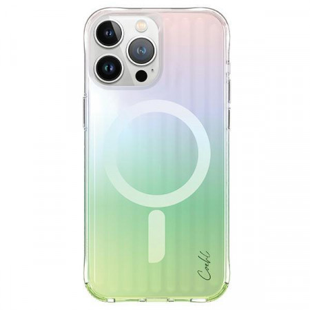Гръб UNIQ Coehl Linear - iPhone 15 Pro Magnetic Charging преливащ