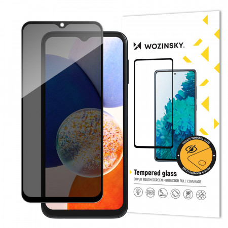 Закален стъклен протектор WOZINSKY с филтър за поверителност - Samsung Galaxy A14 5G / Galaxy A14