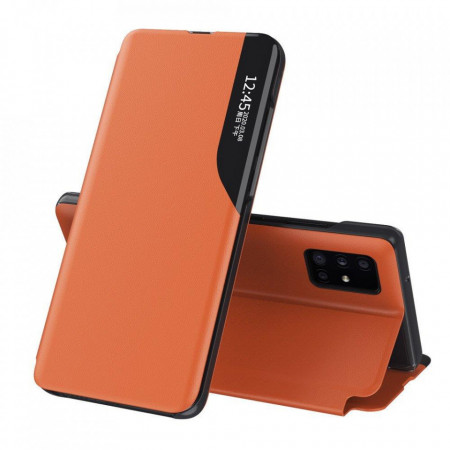 Калъф тип книга от еко кожа Eco - Samsung Galaxy S20+ / S20+ 5G оранжев