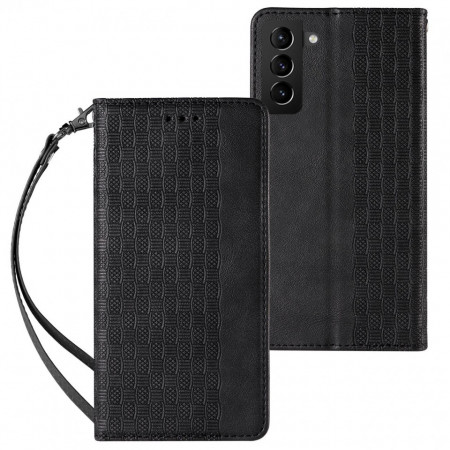 Калъф тип книга с връзка Magnet Strap - Samsung Galaxy S22+ черен