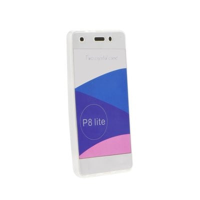 Калъф 360° със силиконов гръб - Huawei P8 lite прозрачен