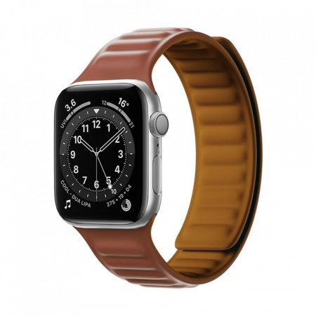 Магнитна каишка Magnetic - Apple Watch 40mm Series 6 / 40mm Series 5 / 40mm Series 4 / 38mm Series 3 / 38mm Series 2 кафяв