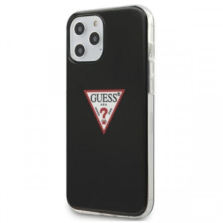 Оригинален гръб GUESS Triangle GUHCP12MPCUCTLBK - iPhone 12 / 12 Pro черен