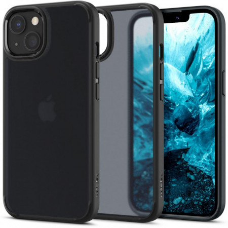 Оригинален гръб SPIGEN Ultra Hybrid - iPhone 13 Matte Frost Black