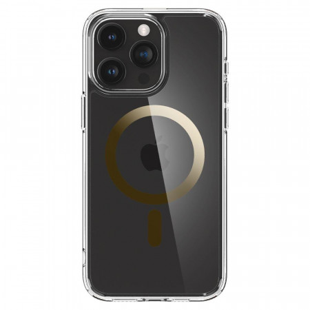 Оригинален гръб SPIGEN Ultra Hybrid MagSafe - iPhone 15 Pro Max златист
