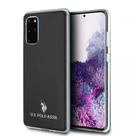Оригинален гръб US POLO Shiny USHCS67TPUBK - Samsung Galaxy S20+ / S20+ 5G черен