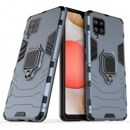 Подсилен гръб с магнитна стойка Ring Armor - Samsung Galaxy A42 5G син