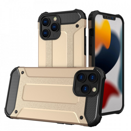 Подсилен гръб Hybrid Armor - iPhone 13 Pro златист
