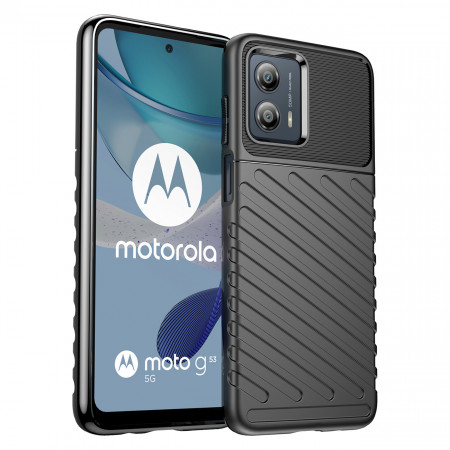 Подсилен гръб Thunder - Moto g53 5G черен - Img 1