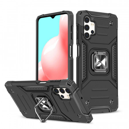 Подсилен гръб WOZINSKY Ring Armor с магнитна стойка - Samsung Galaxy A53 5G черен