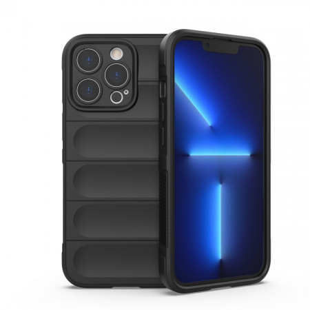 Подсилен гъвкав гръб Magic Shield - iPhone 13 Pro черен