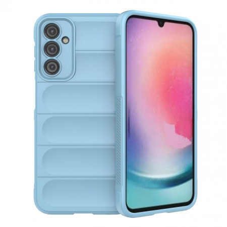 Подсилен гъвкав гръб Magic Shield - Samsung Galaxy A24 светлосин