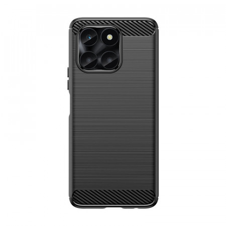 Силиконов гръб Carbon - Honor X6a черен
