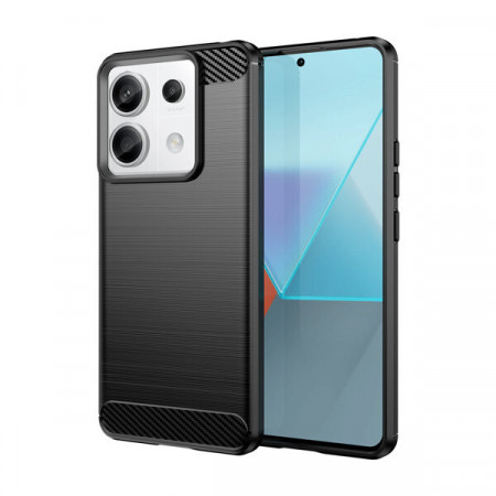 Силиконов гръб Carbon - Xiaomi Redmi Note 13 Pro+ черен