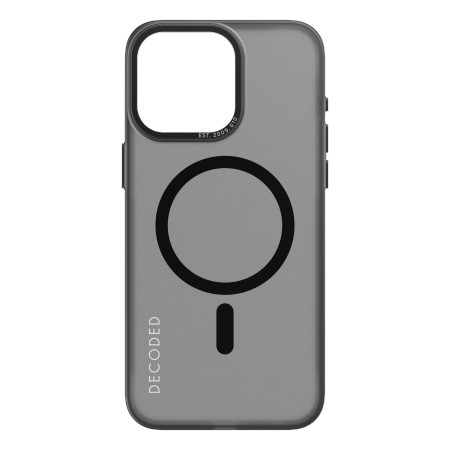 Силиконов гръб DECODED Silicone MagSafe - iPhone 15 Pro Max ice-black