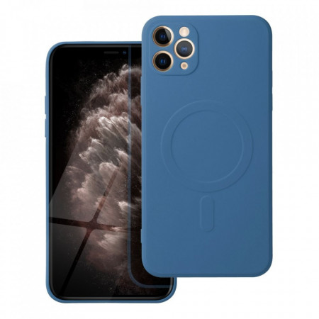 Силиконов гръб Silicone Mag Cover - iPhone 12 Pro Max син