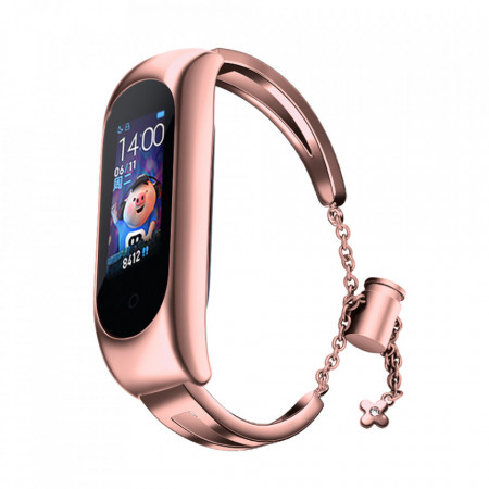 Стоманена каишка Steel - Xiaomi Mi Band 3 / Band 4 / Band 5 / Band 6 розов