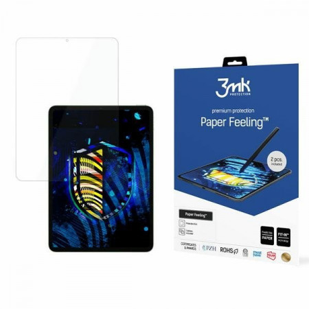 2 бр. гъвкав протектор подходящ и за стилус 3mk Paper FEeling - iPad Air 10.9" (4th gen 2020) / (5th gen 2022) прозрачен