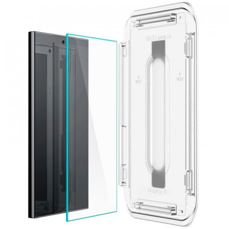 2 бр. закален стъклен протектор SPIGEN TR Ez Fit с инструмент за поставяне - Samsung Galaxy S24 Ultra