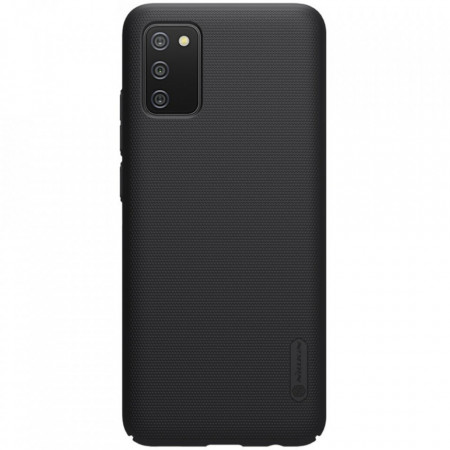 Гръб със стойка NILLKIN Super Frosted Shield - Samsung Galaxy A02s / M02s черен