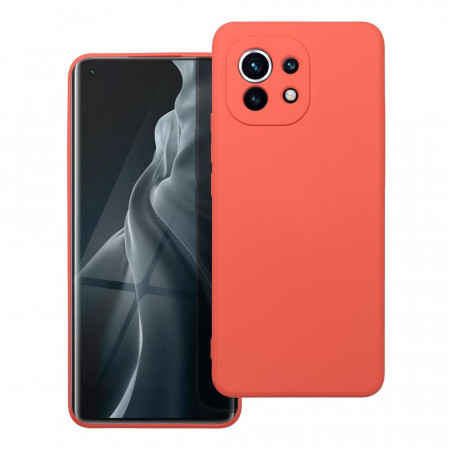 Гръб FORCELL Silicone Lite - Xiaomi Mi 11 розов - Img 1