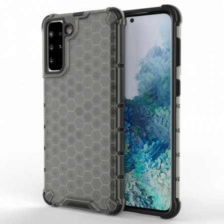 Гръб Honeycomb Armor със силиконов бъмпер - Samsung Galaxy S22+ черен