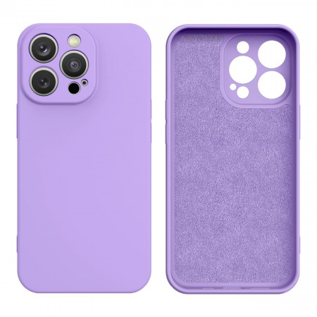 Гръб Silicone - iPhone 13 Pro Max лилав