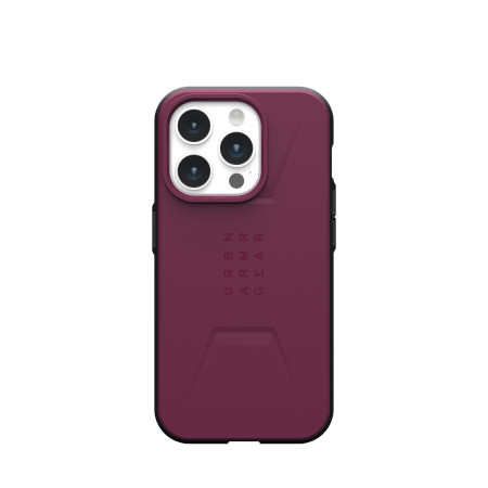 Гръб UAG Civilian MagSafe - iPhone 15 Pro бордо