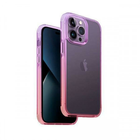 Гръб UNIQ Combat Duo - iPhone 14 Pro Max лавандула / розов