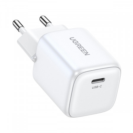 Зарядно за стена UGREEN GaN 20W USB Type C Nexode Мini (CD318) бяло