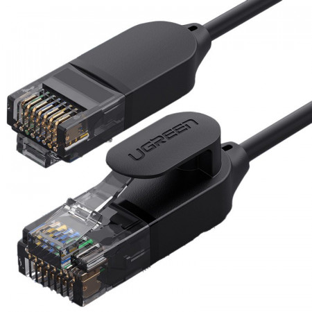 Интернет кабел UGREEN RJ45 cat.6A UTP 1000Mb/s 3m (70653) черен