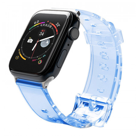 Каишка Light Strap - Apple Watch 44mm SE / 44mm Series 6 / 44mm Series 5 / 44mm Series 4 / 42mm Series 3 / 42mm Series 2 син