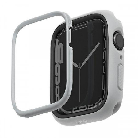 Калъф за корпус с рамка UNIQ Moduo - Apple Watch 45mm Series 8 / 45mm Series 7 / 44mm SE / 44mm Series 6 / 44mm Series 5 / 44mm Series 4 сив