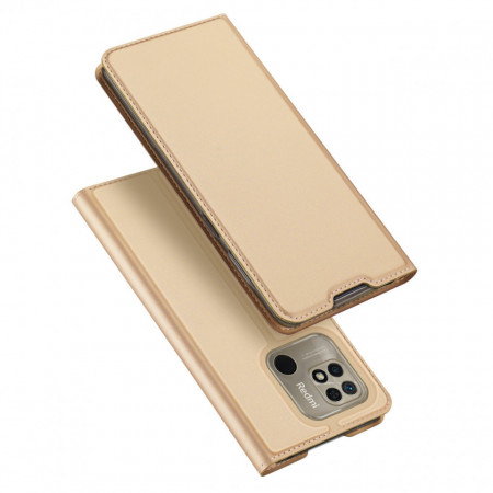 Калъф тип книга DUX DUCIS Skin Pro - Xiaomi Redmi 10C златист