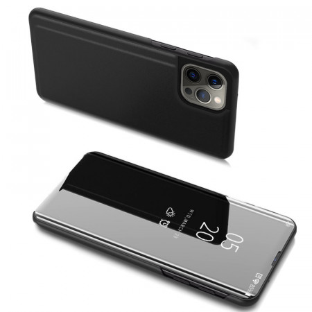Огледален калъф тип книга Clear View - iPhone 13 Pro Max черен