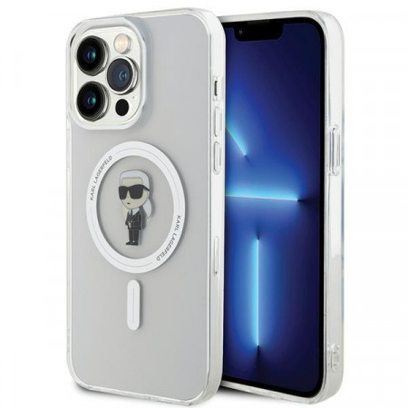 Оригинален гръб KARL LAGERFELD IML Ikonik MagSafe - iPhone 15 Pro Max прозрачен