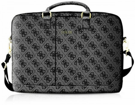 Оригинална чанта за лаптоп GUESS 4G Uptown GUCB154GG 16" сива