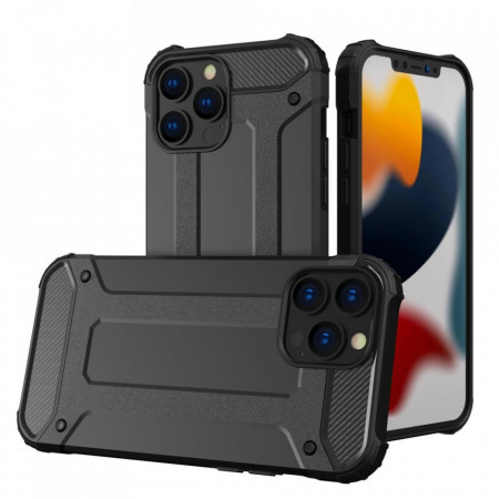 Подсилен гръб Hybrid Armor - iPhone 14 Pro черен