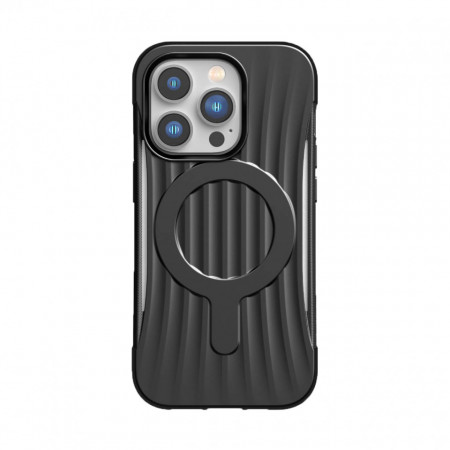 Подсилен гръб Raptic X-Doria Clutch MagSafe - iPhone 14 Pro черен