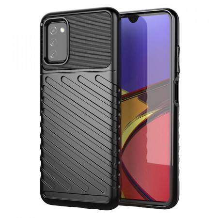 Подсилен гръб Thunder - Samsung Galaxy A03s черен