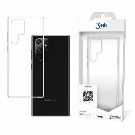 Силиконов гръб 3mk Armor - Samsung Galaxy S22 Ultra прозрачен