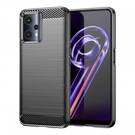 Силиконов гръб Carbon - Realme 9 5G / 9 Pro черен