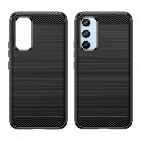 Силиконов гръб Carbon - Samsung Galaxy A54 5G черен
